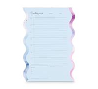 Idena 11380 - Bloc-notes agenda semainier, Format 14 × 20 cm, Bloc de 52 feuilles, papier 100 g/m², 1 semaine sur 1 page