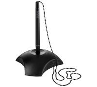 Porte-stylo à bille DELTA, plastique, noir