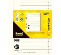 Idena 300231 Lot de 100 intercalaires A4 (Import Royaume Uni)