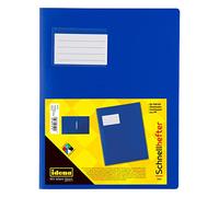 Idena 307854 - Dossier rapide pour DIN A4, avec largeur excessive, en polypropylène, bleu translucide, 1 pièce