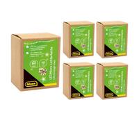 Idena 31114-5 - Micro guirlande lumineuse LED avec 10 LED en blanc chaud, 5 pièces, fonction minuterie 6 heures, fonctionne sur piles, 1,2 m de long chacune, décoration de fête, décoration de Noël