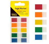 Idena 312732 - Page Marker Strips, multicolore, 1 pièce
