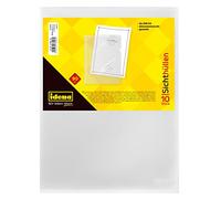 Idena 376006 - Pochette transparente DIN A4, grainée, indélébile, épaisseur de film 90µ, 10 pièces