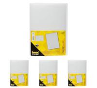 Idena 376082 - Livret de présentation pour DIN A4, 20 pochettes, transparent (Lot de 4)