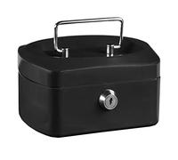 Idena 50025 - Caissette à monnaie 6", dimensions 155 x 120 x 90 mm, couleur noir, 1 pièce