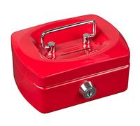 Idena 50032 - Caissette à monnaie Mini, taille 125 x 95 x 60 mm, couleur rouge, 1 pièce