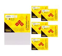 Idena 90359 - Fiches A6, 600 pièces quadrillées, fiches d'apprentissage en papier 180 g/m² FSC-Mix en blanc, pour l'école et le bureau
