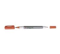 Generique Marqueur permanent Identi-Pen double pointe extra-fin Orange