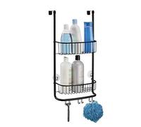iDesign 46167Eu Forma Serviteur de Douche Sur La Porte Noir Mat