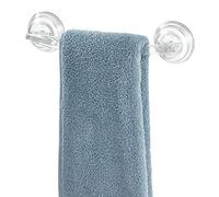 iDesign 52620Eu Porte-Serviette à Ventouses Verrouillables Transparent