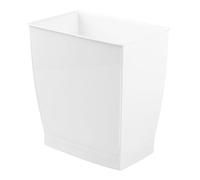 iDesign 64931EU Mono Corbeille à Déchets Polyester Blanc 28,4 x 18,8 9 x 30,3 cm