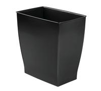 iDesign 64971EU Mono Corbeille à Déchets Polyester Noir 28,4 x 18,8 9 x 30,3 cm