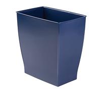 iDesign 65141EU Mono Corbeille à Déchets Polyester Bleu 28,4 x 18,8 9 x 30,3 cm