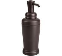 iDesign Kent Distributeur de Savon, Plastique, Marron, 8.7883999999999993 X 8.7883999999999993 X 21.412199999999999 cm93780Eu