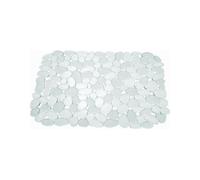 iDesign Pebblz protection évier - grand tapis évier en plastique - egouttoir a vaisselle à découper pour la vaisselle - transparent