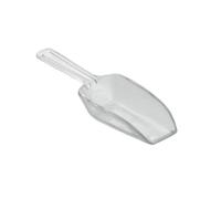 iDesign pelle cuisine, pelle alimentaire en plastique de 4 tailles différentes, mesurette en lot de 4 pour doser de la farine, des épices ou de la lessive, transparent