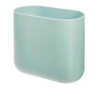 iDesign Poubelle Salle de Bain, Petite Poubelle en Plastique, Poubelle Cuisine, Salle de bain ou Bureau sans Couvercle, Bleu Clair