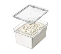 IDESIGN The Fresh Collection Grand bac de rangement pour produits secs - 20 x 27,6 x 15,2 cm (L x H x l) - Poubelle transparente