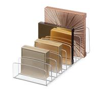 iDesign Vanité divisée en Plastique, Organisation d'accessoires de Salle de Bain à Plusieurs Niveaux, 23,5 x 9,8 x 8,1 cm