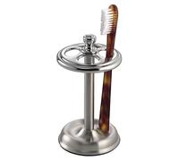 iDesign York Metal porte brosse a dent, bel organisateur maquillage en acier inoxydable, argenté / argenté mat