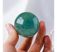 IDGTTLDF 1PC Polished Green Fluorite Quartz Sphere Gemstone Crystal Ball Home Decoration Gifts (Size : 4-5cm)