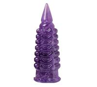 IDGTTLDF Crystal Nine-Storey Wenchang Tower Statue Amethyst Figurines Fengshui Gifts Collection Home Decor Ornaments,4~5cm