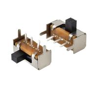IDGTTLDF Interrupteur à Bascule à glissière Horizontale à 2 Positions, 1P2T, 10 pièces, SK12F14VG4, Panneau PCB, poignée Haute 4 mm