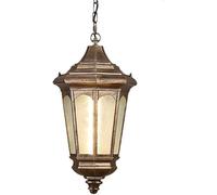 IDHBGJD Lampe Suspendue en Verre et Aluminium de Style Victoria, luminaire décoratif d'intérieur, idéal pour Une Cour extérieure ou Un Foyer