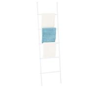 Echelle CASTEL porte-serviettes avec 5 barreaux, en métal laqué blanc