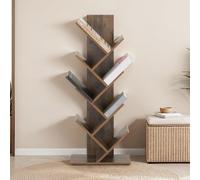 IDIMEX Étagère en Bois Jules en Forme d’Arbre, Étagère autoportante avec Pied Robuste, Design Original et Pratique 48 x 116 x 24 cm, Old Style