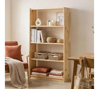 IDIMEX Etagère Regale étagère sur Pied avec 5 tablettes, en pin Massif, Vernis Naturel