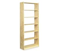 Etagère en pin vernis naturel 7 tablettes