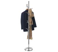 IDIMEX Porte-Manteaux ZENO Portant à vêtements sur Pied en Forme d'arbre avec 6 Crochets sur différentes hauteurs, en métal chromé