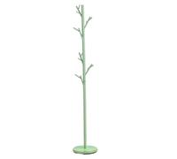 IDIMEX Porte-Manteaux ZENO Portant à vêtements sur Pied en Forme d'arbre avec 6 Crochets sur différentes hauteurs, en métal laqué Vert