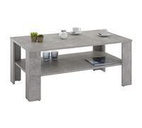 IDIMEX Table Basse Lorient, Table de Salon rectangulaire avec 1 étagère Espace de Rangement Ouvert, en mélaminé décor béton