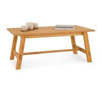 IDIMEX Table Basse LUZERNA rectangulaire pour Salon en Bois Massif laqué, 110 x 45 cm, Design Moderne Minimaliste, Pieds en Bois