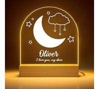 iDIY Veilleuse Personnalisée - Cadeau Naissance Garçon/Fille, Lampe Décoration Chambre Bébé