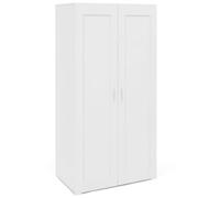 Armoire VITO 2 portes avec penderie et étagères pour un rangement maximal