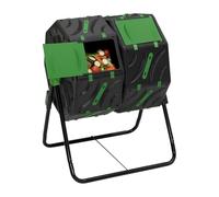 IDMarket - Bac de compostage Rotatif Double bac 140L