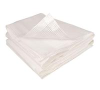 IDMarket - Bâche de Rechange 130 GR/m² pour Serre Tunnel 6m² Blanche 2 Sections Roma