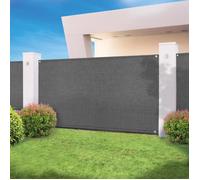IDMARKET Brise vue haute densité 1 5 x 10 M gris 300 gr/m² qualité PRO