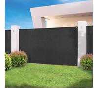 IDMARKET Brise vue haute densité 1,8 x 10 M noir 300 gr/m² qualité PRO