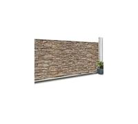 IDMarket Brise-vue motif pierre