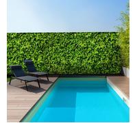IDMARKET Brise vue occultant 1,8 x 10 M imprimé feuillage 160 gr/m²