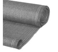 IDMARKET Brise vue renforcé 1,5 x 10 M gris clair 220 gr/m² luxe PRO