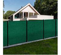 IDMARKET Brise vue renforcé 1 5 x 10 M vert 150 gr/m² gamme supérieure