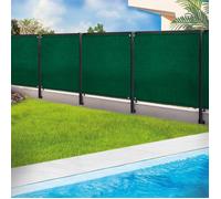 IDMarket Brise vue renforcé Luxe Pro 1,8 x 10 m 220 gr/m² Vert