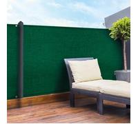 IDMarket - Brise-vue renforcé 1 x 10 m 90 g/m² Vert Classique