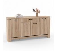 IDMarket - Buffet 160 m Idaho 4 Portes avec tiroir Design Contemporain