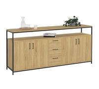 IDMarket - Buffet 180 cm Detroit XXL 4 Portes et tiroirs Design Industriel
